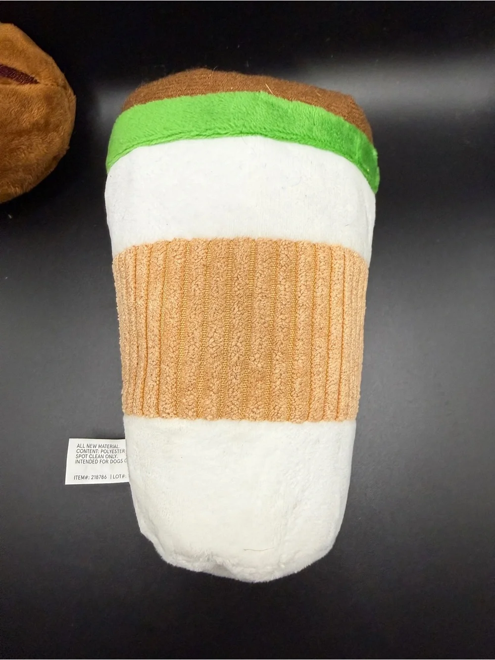 Bark Pup’s Place Plush Coffee Cup and Bean Soft Toy 2 pieces